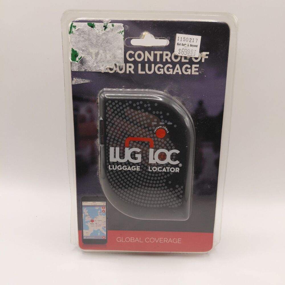LugLoc Luggage Tracker – Worldwide Smart Lost Baggage Locator – New